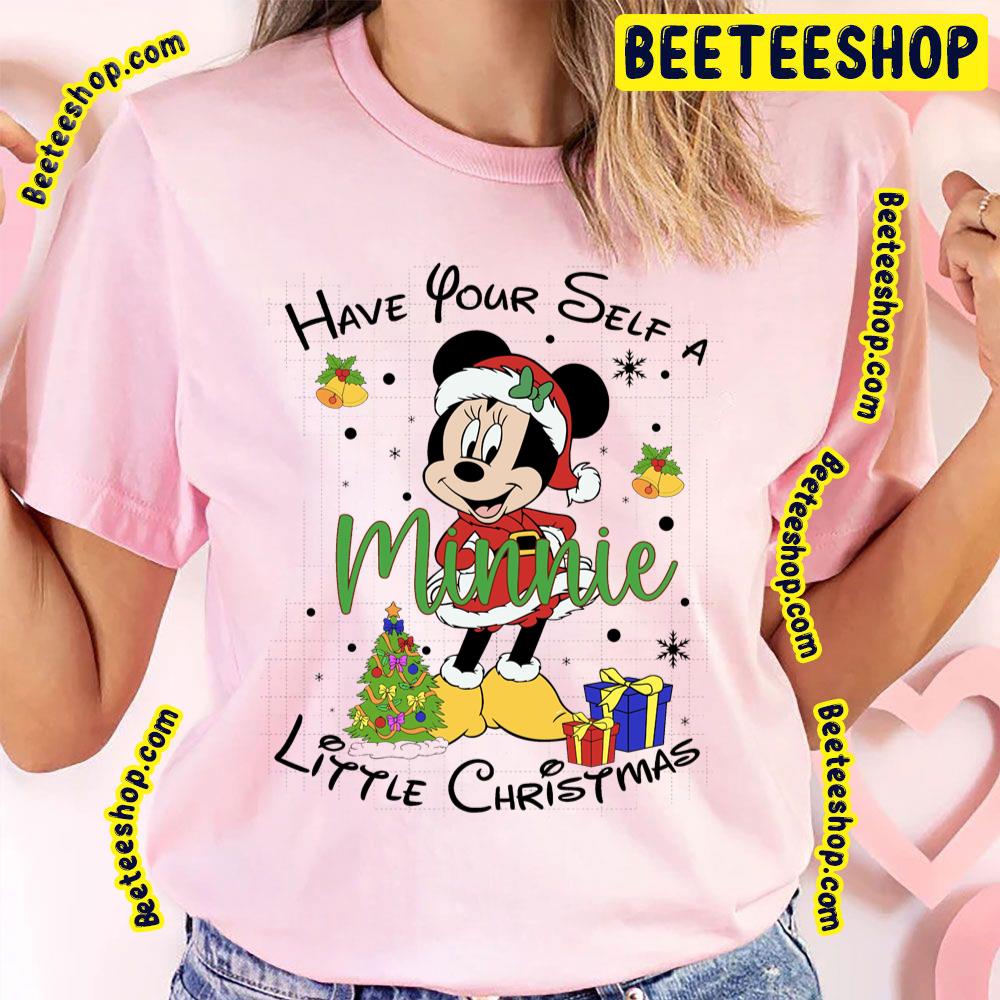 Cute Monnie Mouse Have Yourself A Little Christmas Trending Unisex T-Shirt