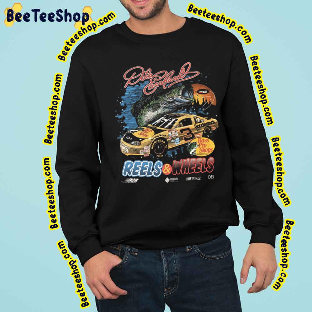 Dale Earnhardt Reels And Wheels Thrift Vintage Trending Unisex Sweatshirt