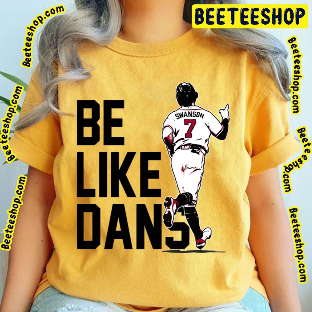 Dansby Swanson Player Number 7 Baseball Trending Unisex T-Shirt