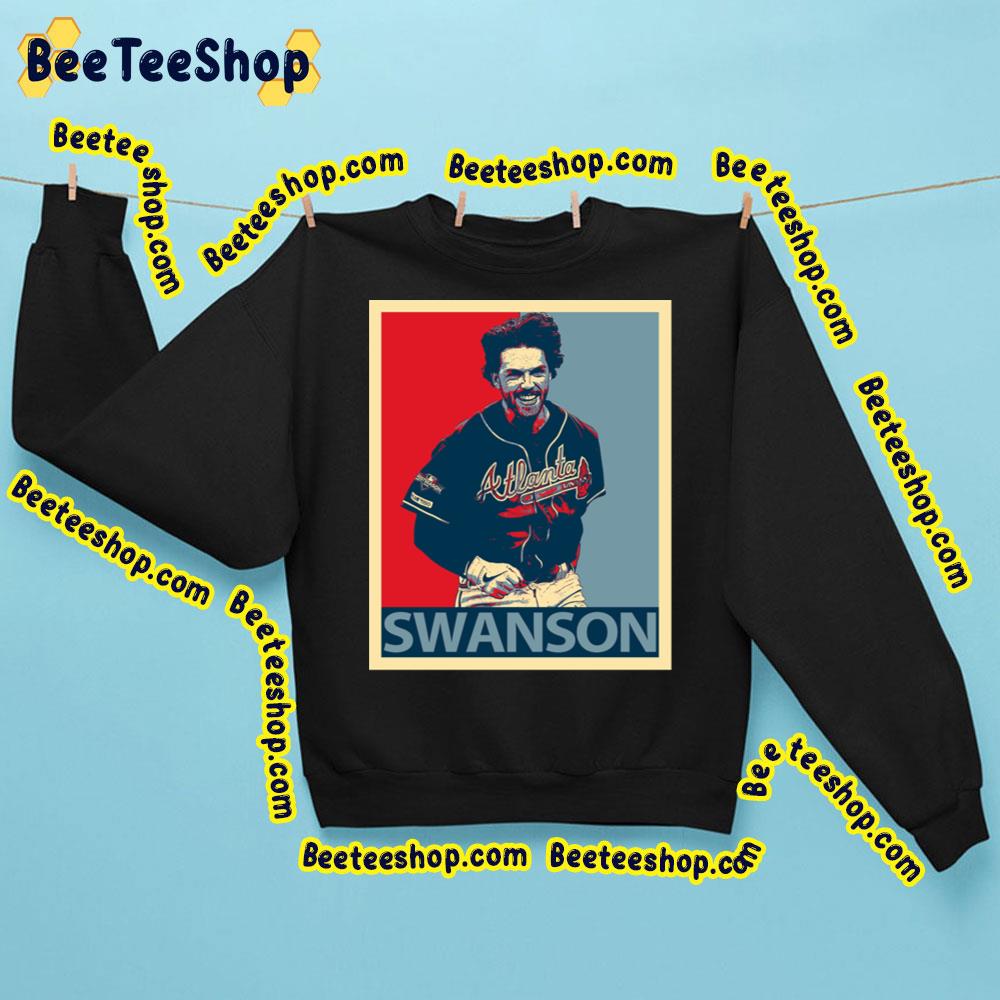 Dansby Swanson Vintage Art Baseball Trending Unisex Sweatshirt