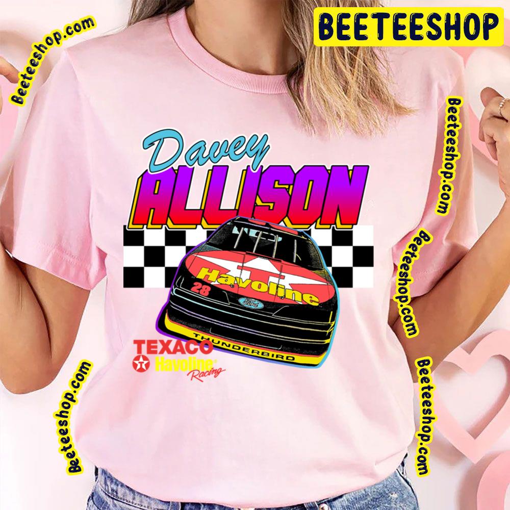 Davey Allison Racing Havoline Retro Nascar Trending Unisex T-Shirt