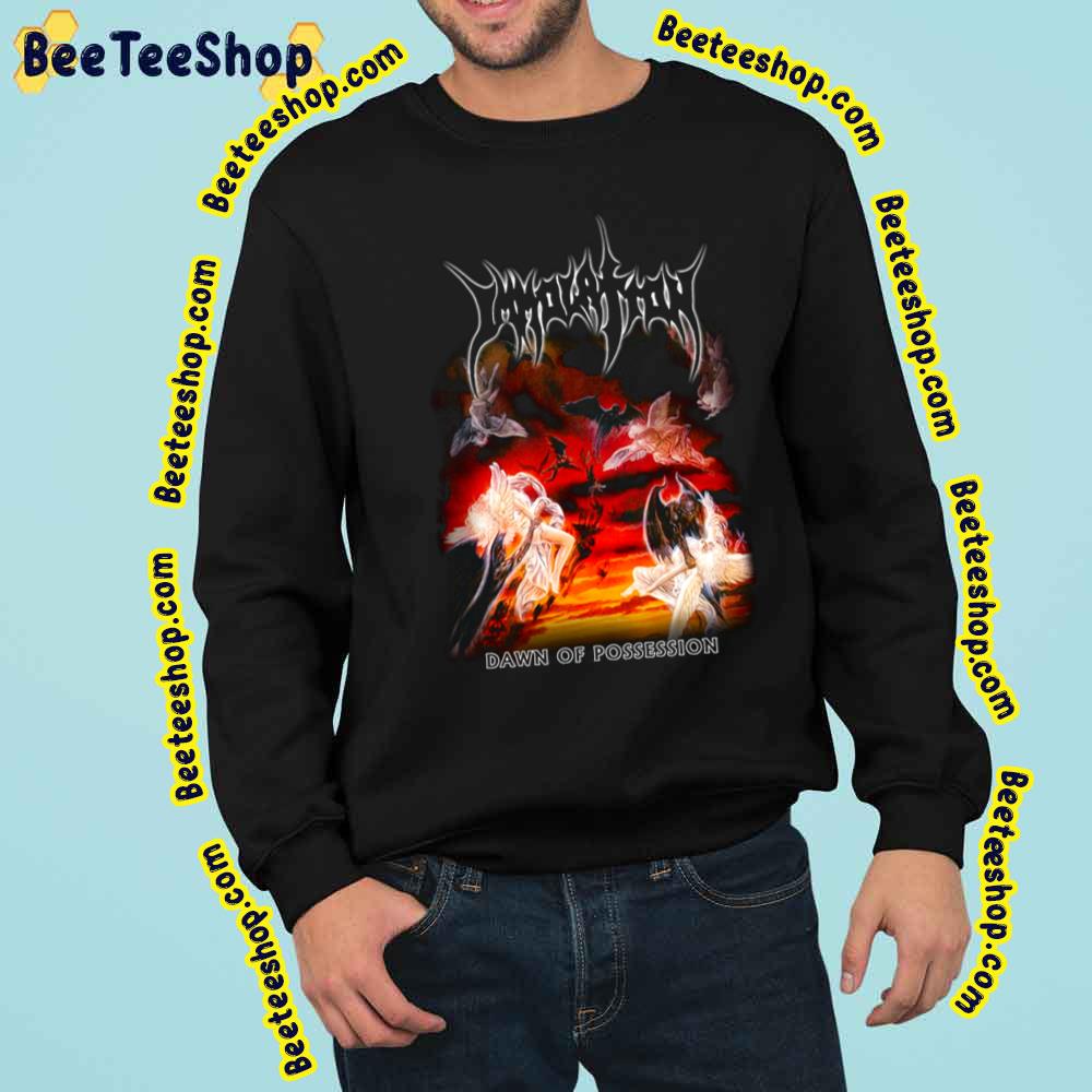 Dawn Of Possession By Immolation Old School Death Metal Trending Unisex Sweatshirt