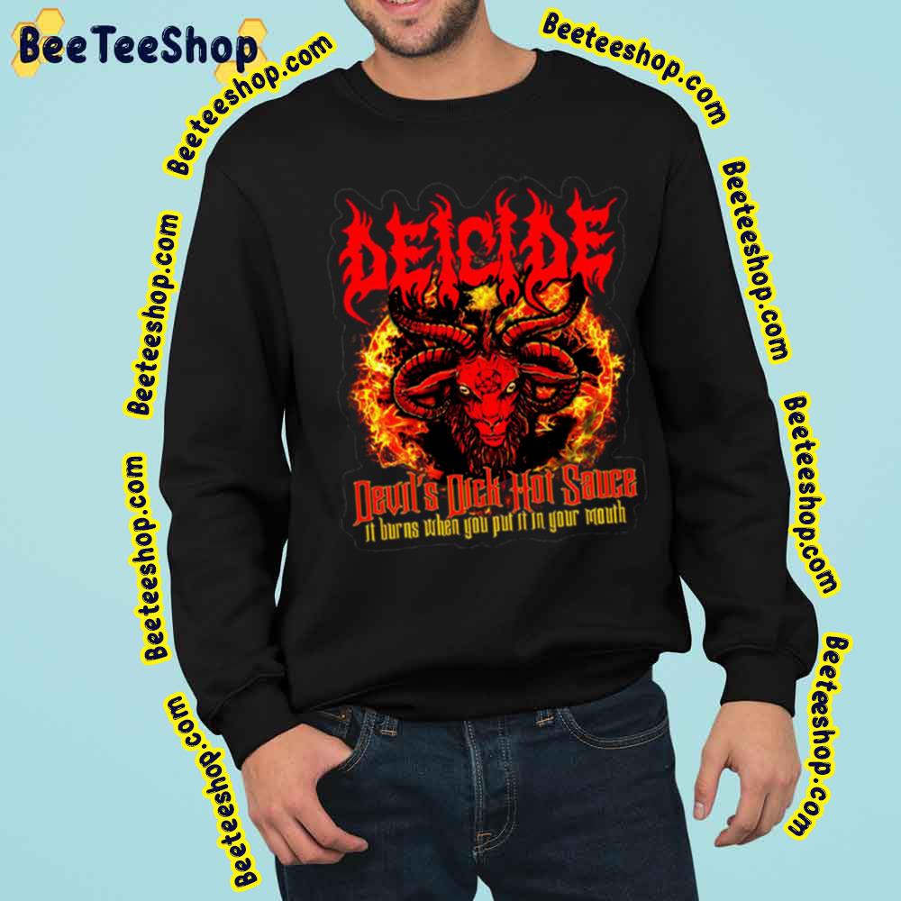 Deicide The Devils Dick Hot Sauce Trending Unisex Sweatshirt