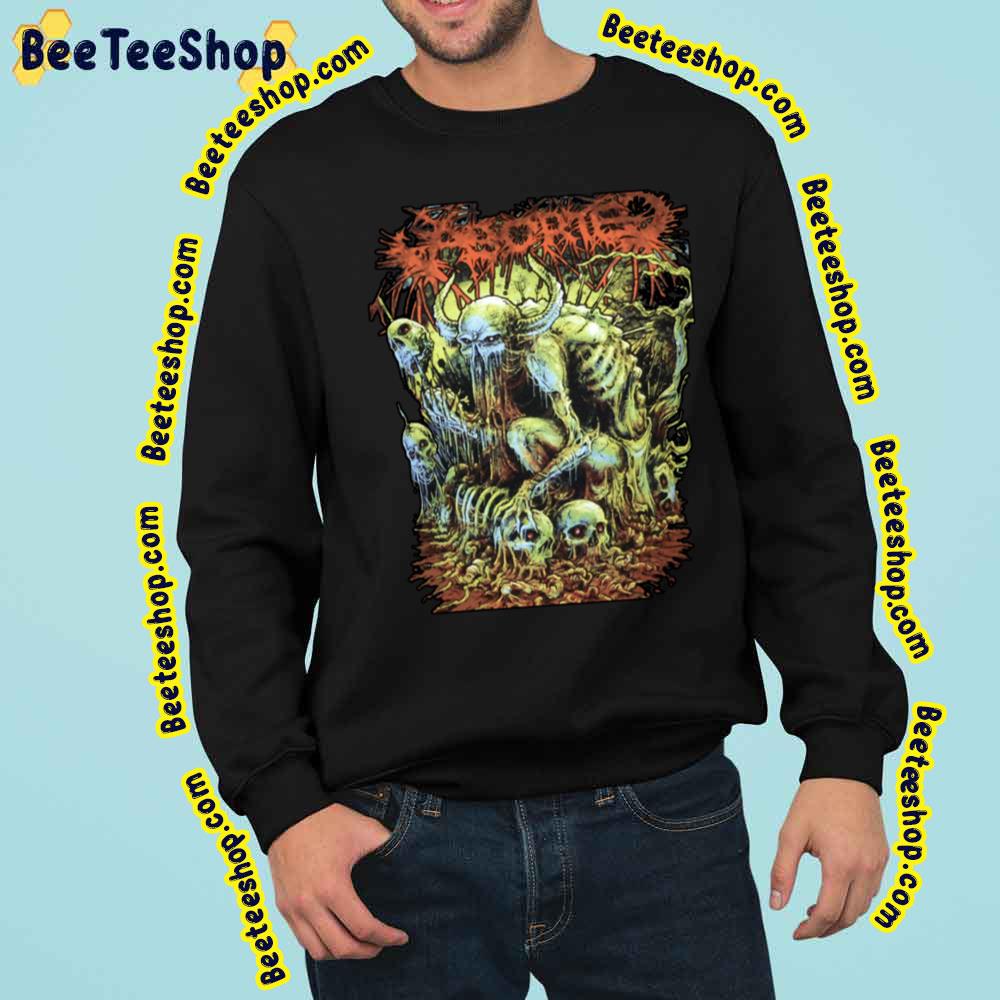 Demons With Skulls Art Design Aborted Death Metal Band Trending Unisex Sweatshirt