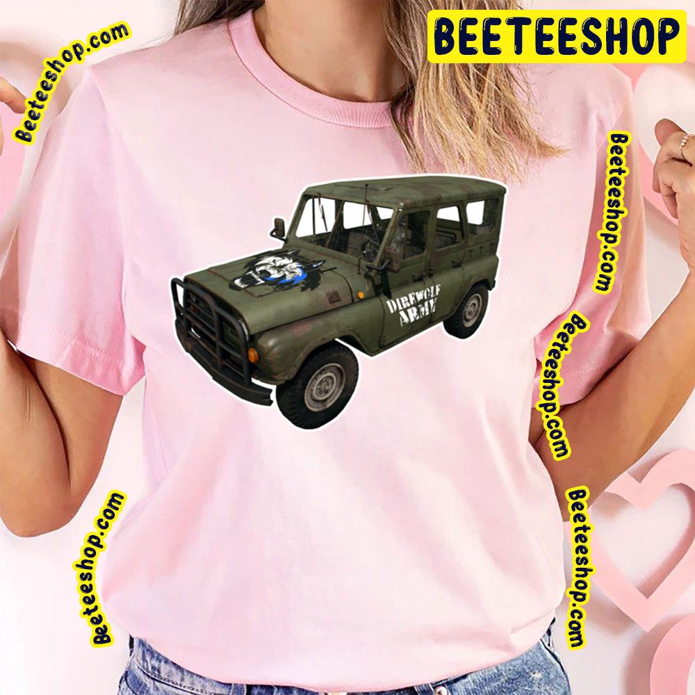 Direwolf Army Uaz From Player Unknown’s Battlegrounds Trending Unisex T-Shirt