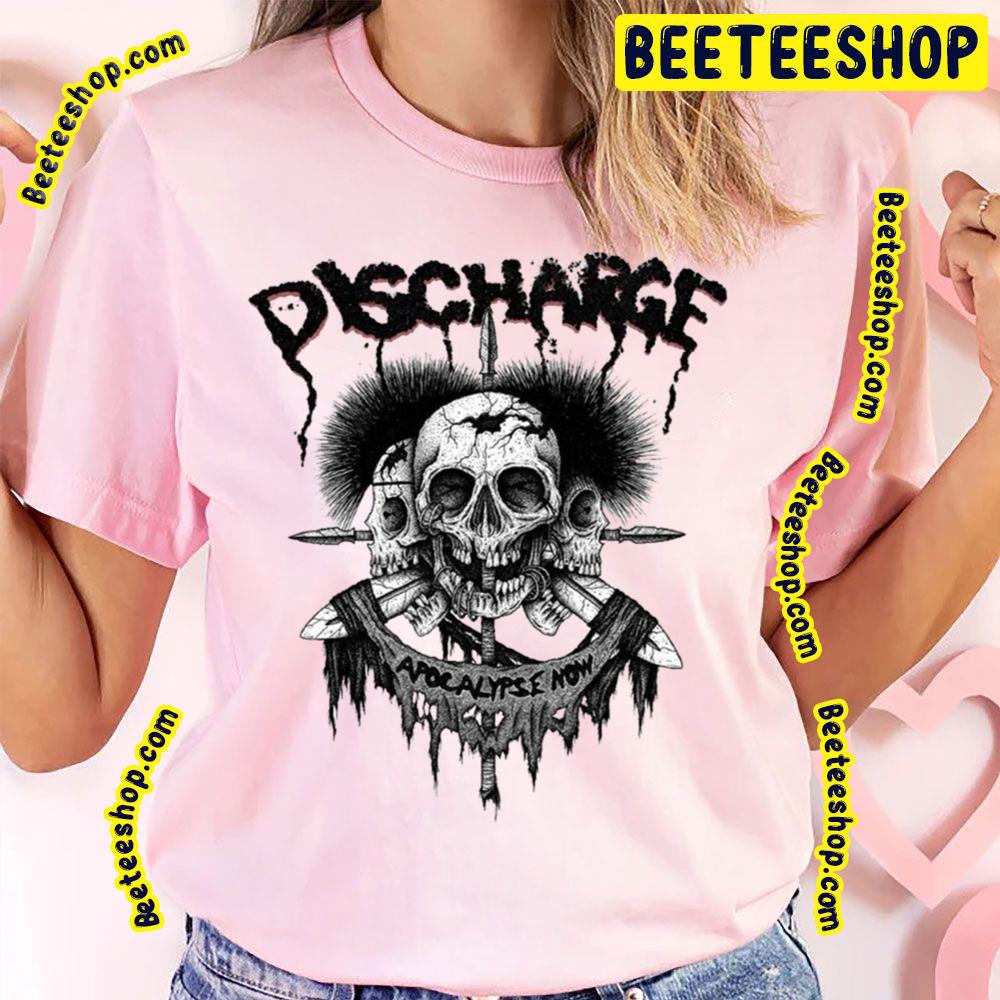 Discharge Apocalypse Skull Band Art Trending Unisex T-Shirt