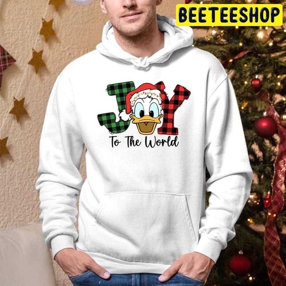 Donald Disney Christmas Joy To The World Trending Unisex Hoodie