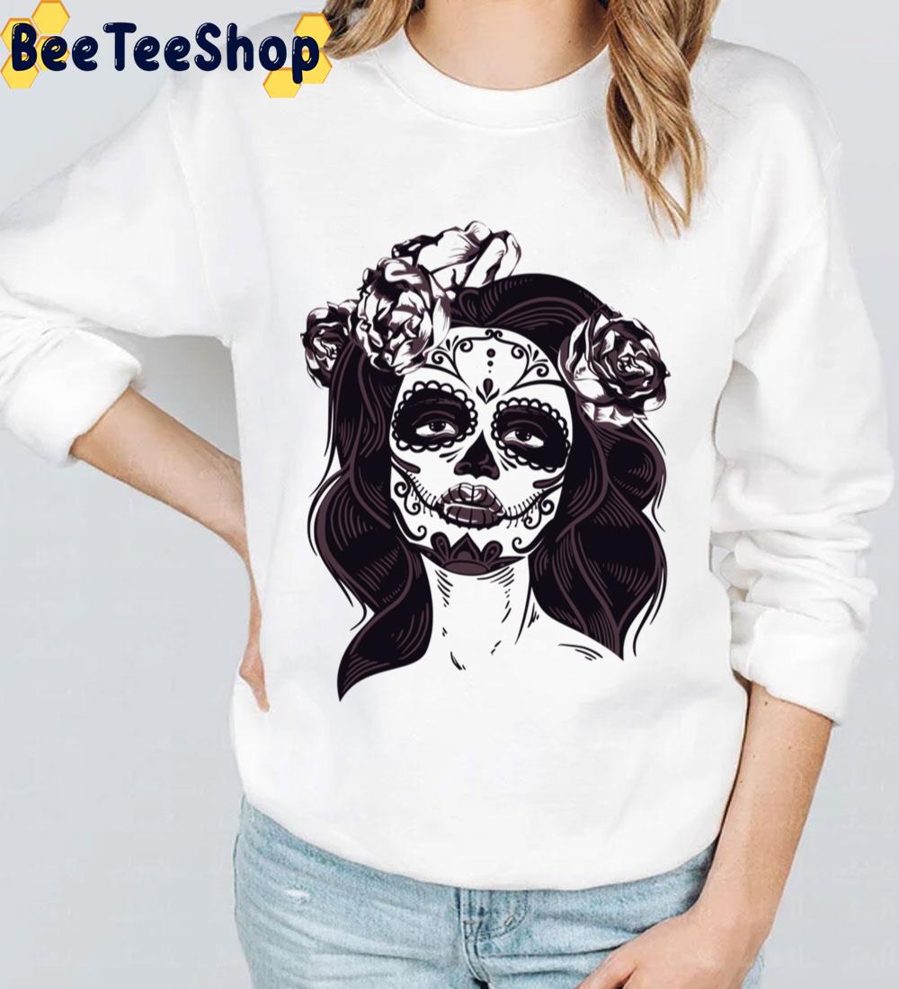 Donna Sugar Skull Art Trending Unisex Sweatshirt