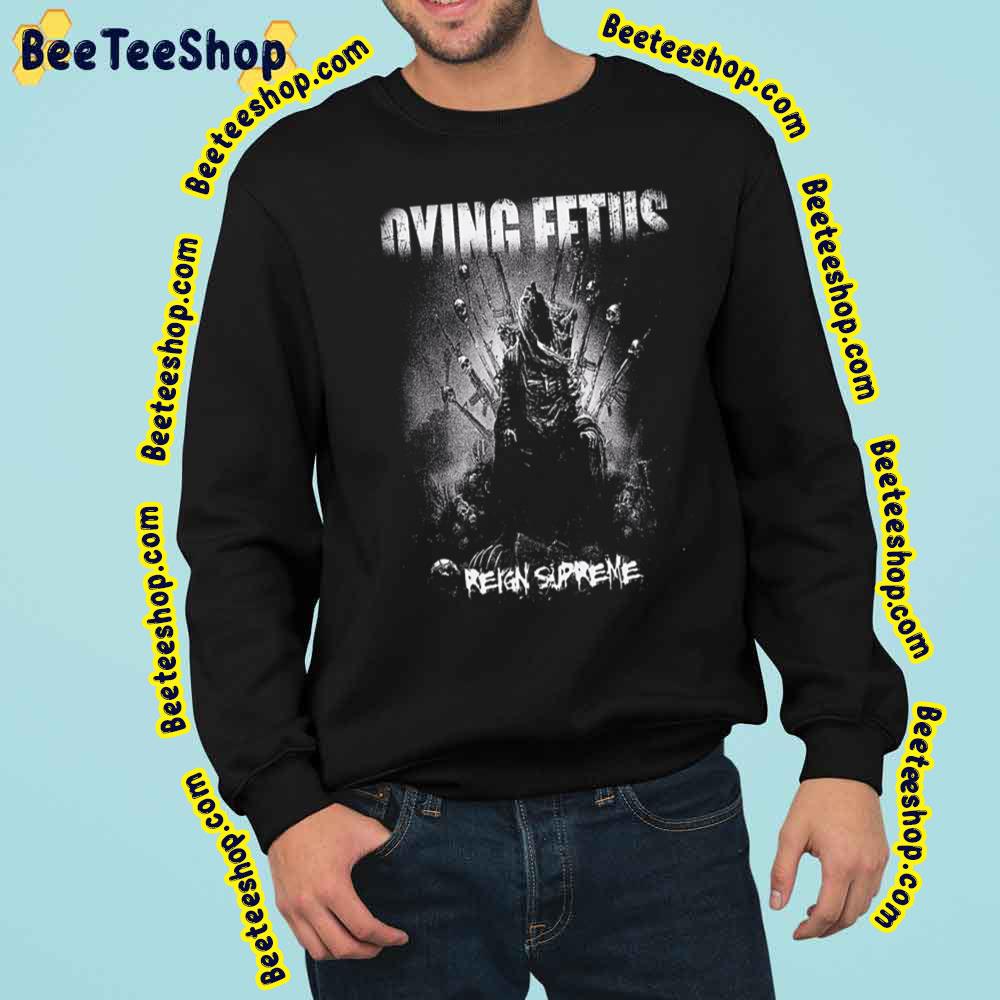 Dying Fetus Band White Art Trending Unisex Sweatshirt