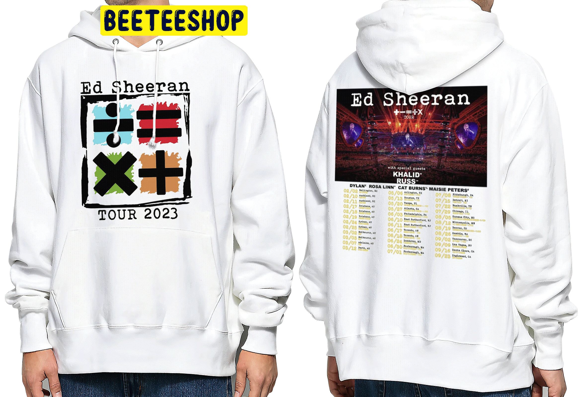 Ed Sheeran Tour 2023 Double Side Trending Unisex Shirt