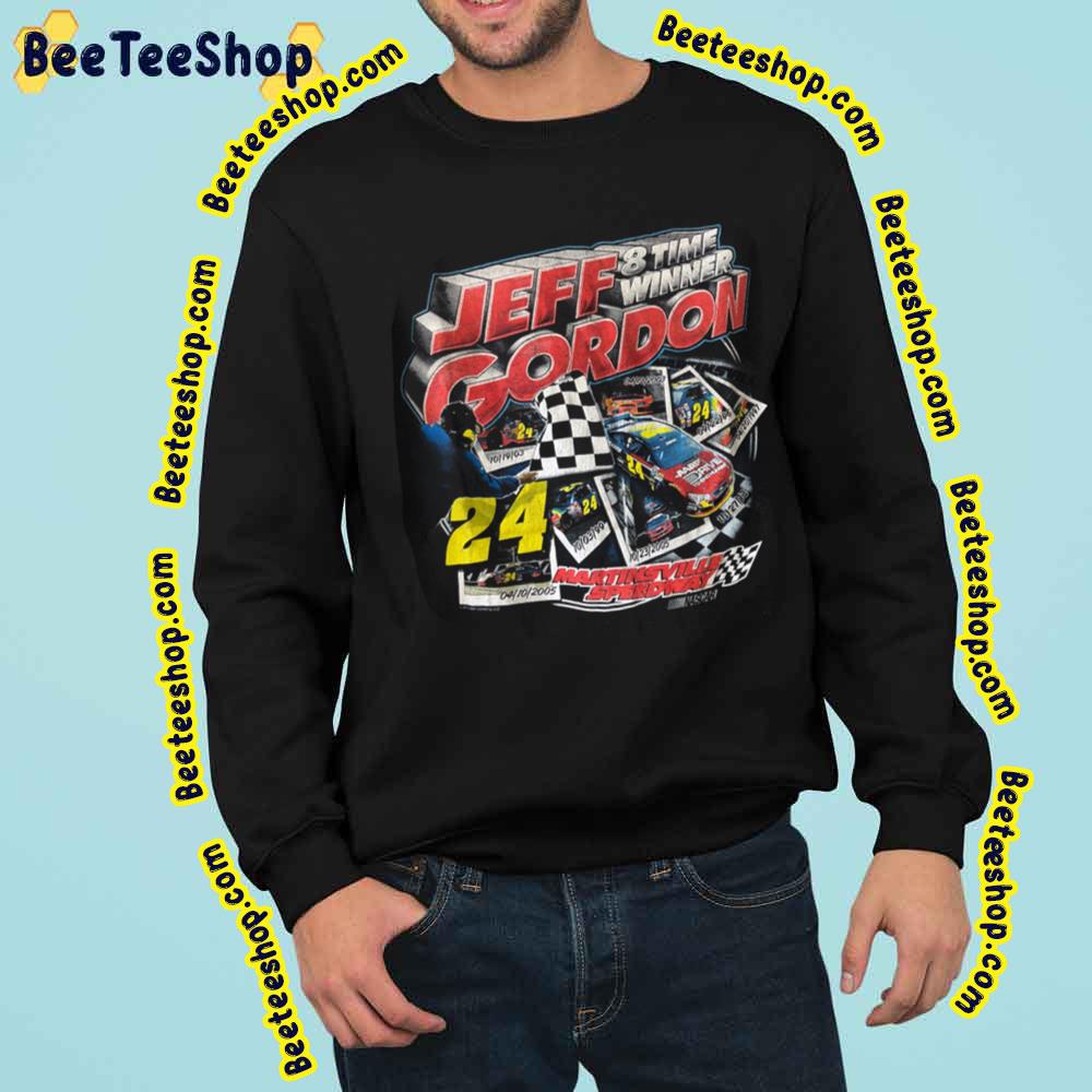 Eight Timer Winner Jeff Gordon Racing 24 Vintage Trending Unisex Sweatshirt