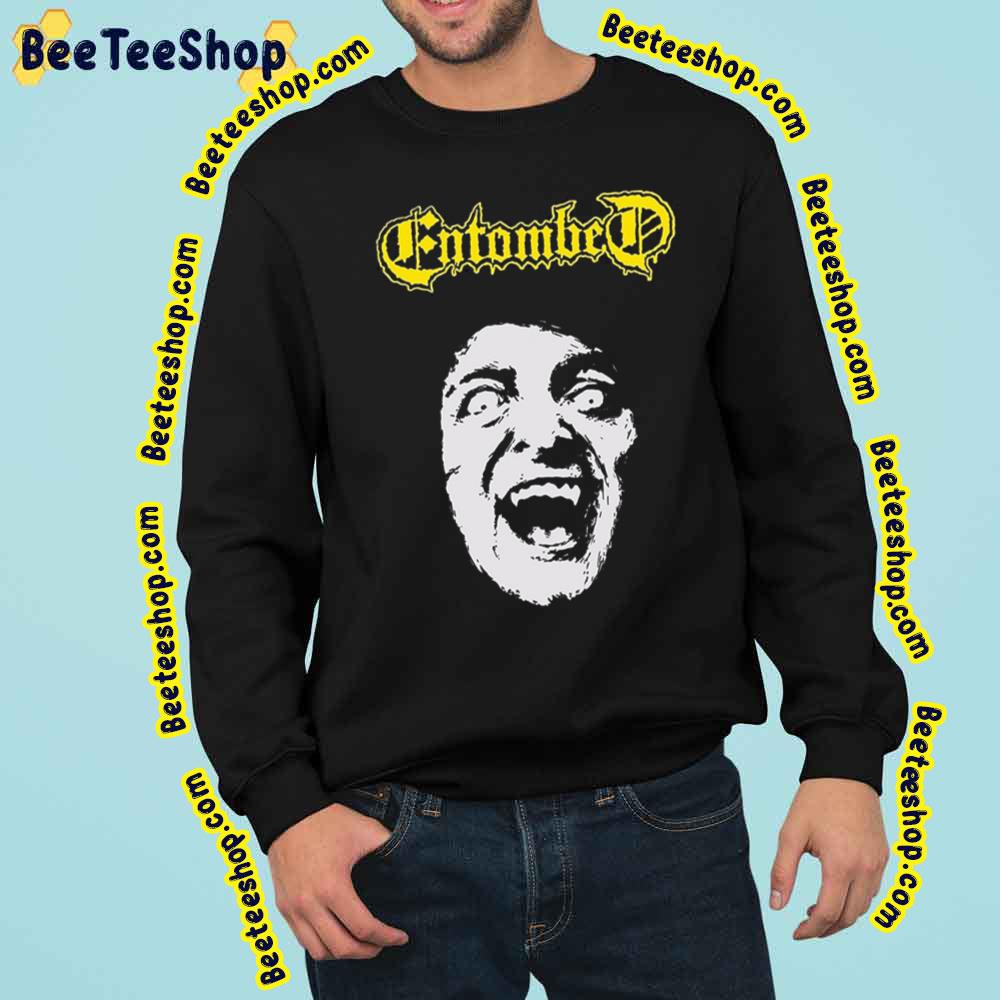 Entombed Death Metal Band Scary Face Haha Art Vintage Trending Unisex Sweatshirt