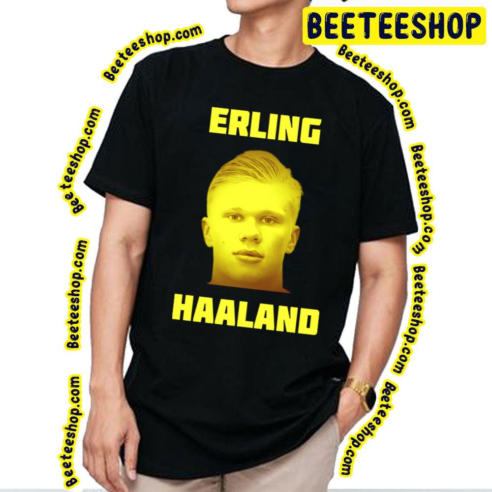 Erling Haaland Amazing Footballer Yellow Artwork Trending Unisex T-Shirt