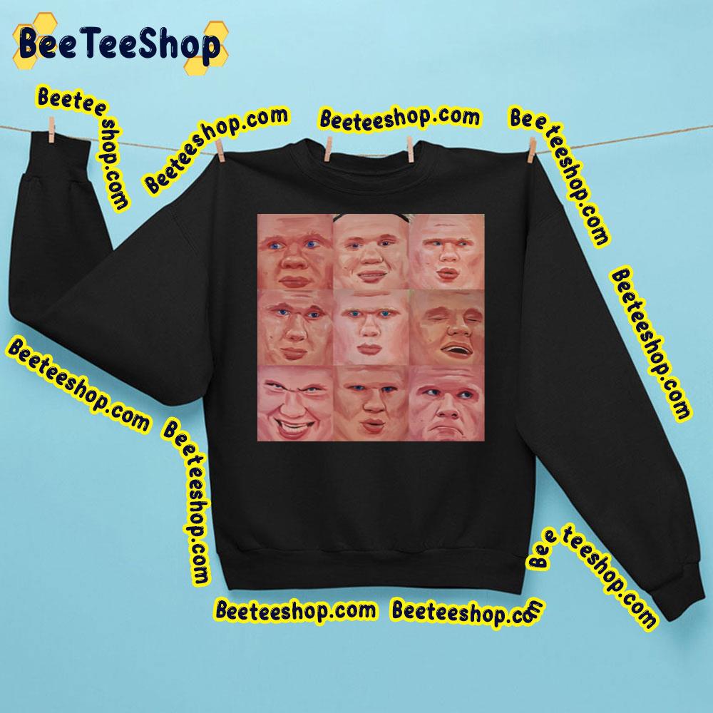 Erling Haaland Pattern Face Trending Unisex Sweatshirt