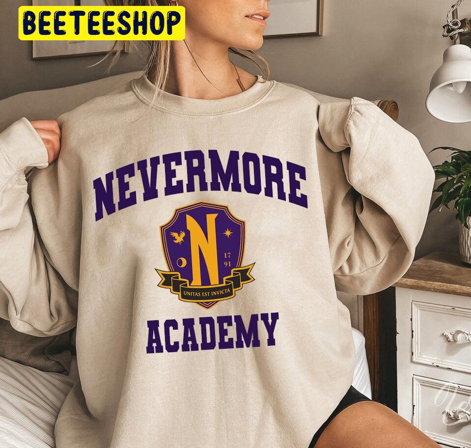 Est 1791 Wednesday The Best Day Of Week Nevermore Academy Trending Unisex Shirt