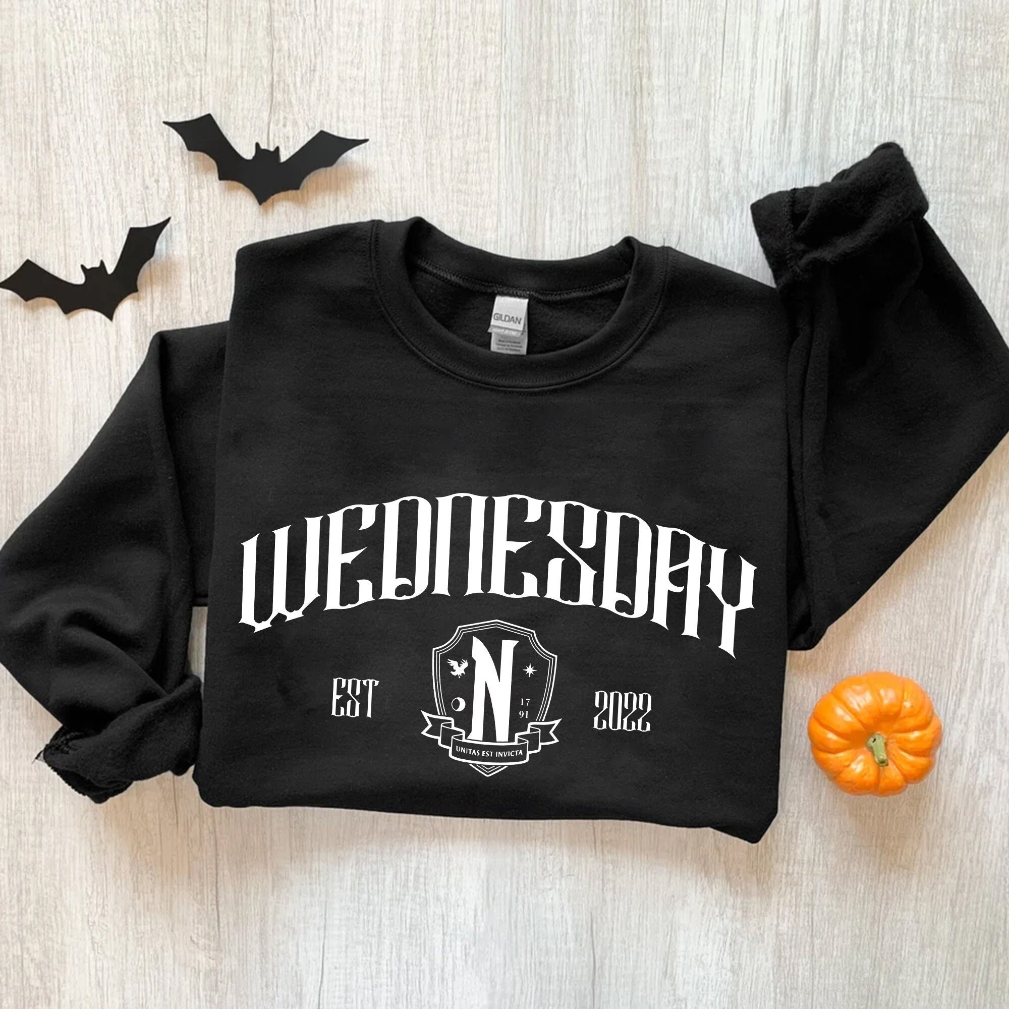 Est 2022 New 2022 Tv Series Horror Movies Netflix Trending Tv Show Wednesday The Best Day Of Week Halloween Trending Unisex Shirt