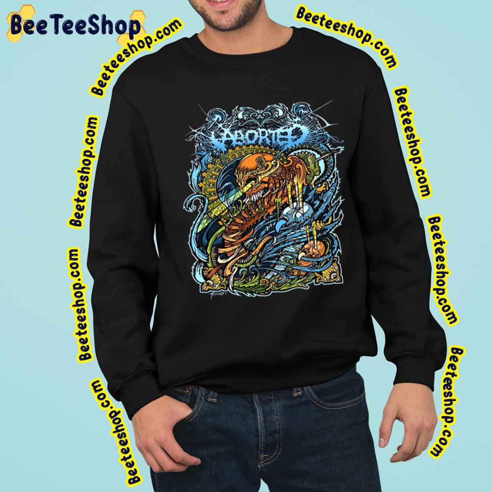 Fanart Belgian Death Metal Music Aborted Death Metal Band Colorful Trending Unisex Sweatshirt