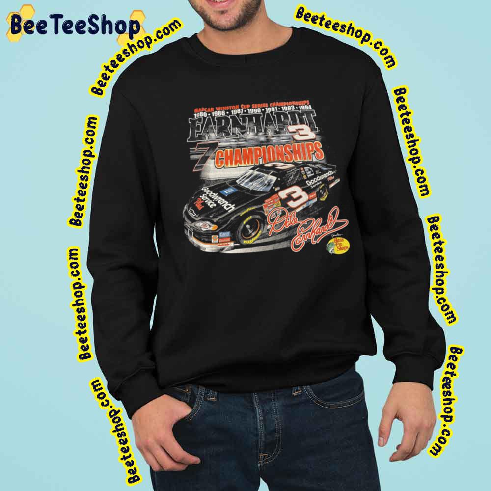 Fanart Dale Earnhardt 7 Championship Winston Cup Series Trending Unisex Sweatshirt