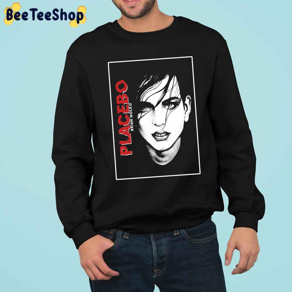 Fanart White And Black Art Tour Merchandise Placebo Rock Band Trending Unisex Sweatshirt