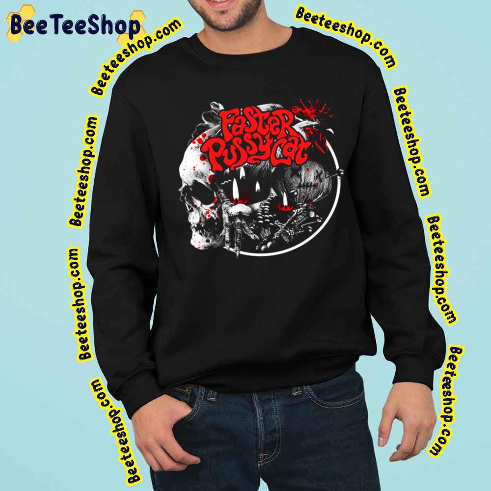 Faster Pussycat Doll And Skull Trending Unisex Sweatshirt Beeteeshop 