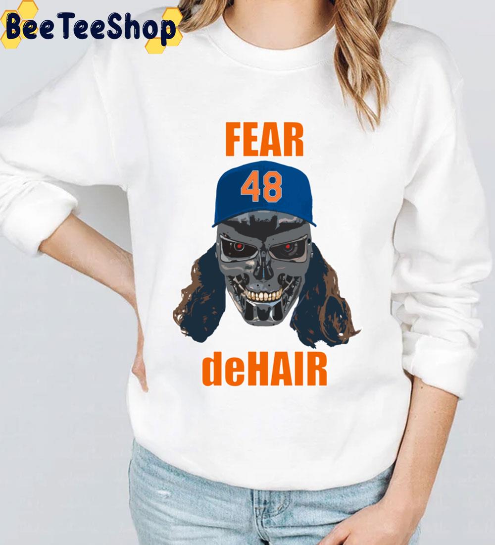 Fear Dehair Orange Lettering 48 Logo For Fans Baseball Trending Unisex Sweatshirt