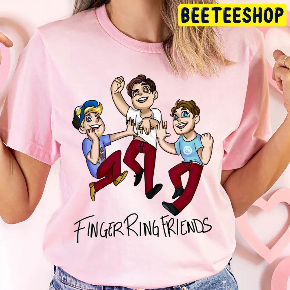 Finger Ring Friends Cute Funny Art Trending Unisex T Shirt