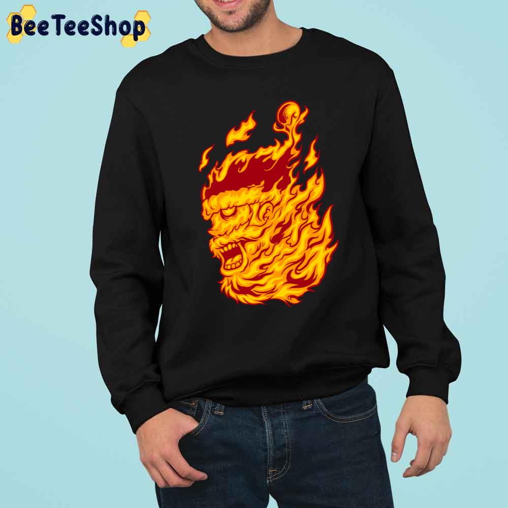 Flame Of Santa Christmas Trending Unisex Sweatshirt