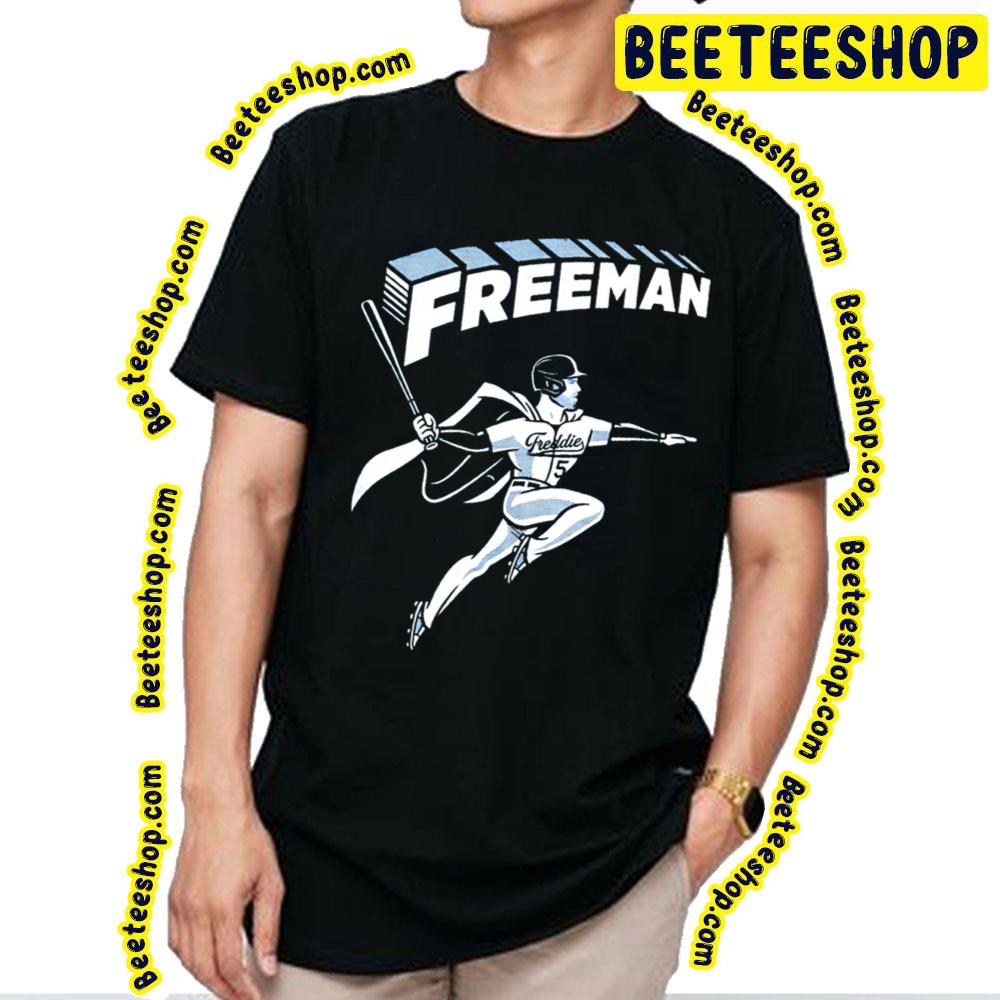 Freddie Freeman White And Black Art Graphic Baseball Trending Unisex T-Shirt