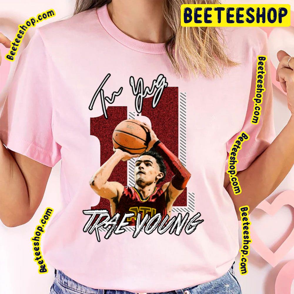 Funny Art Of Trae Young Vintage Retro Basketball Trending Unisex T-Shirt