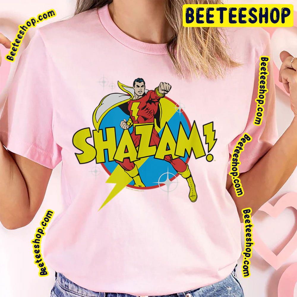 Funny Vintage Art Shazam Power Bolt Cartoon Trending Unisex T-Shirt