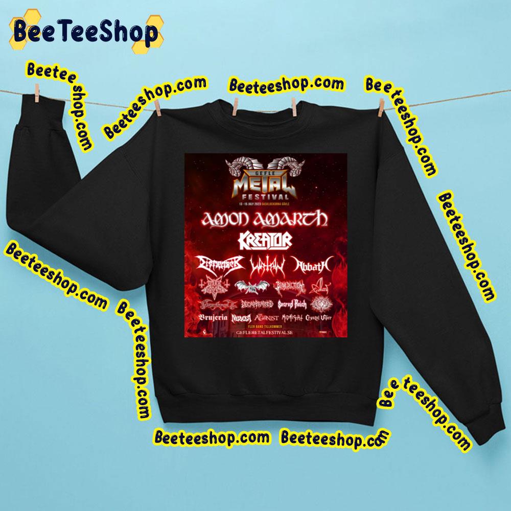 Gefle Metal Festival 2023 Amon Amarch Kreator Trending Unisex Sweatshirt -  Beeteeshop