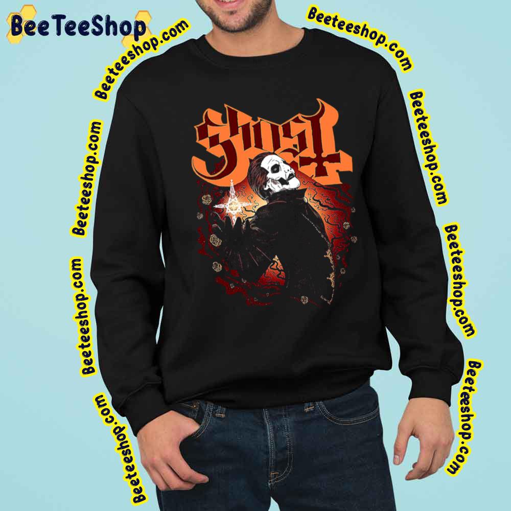 Ghost Rock Band Rock Rise Of Music Vintage Art Trending Unisex Sweatshirt