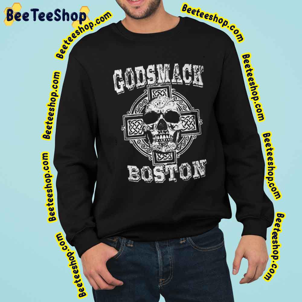 Godsmack Boston Cross Skull Art Trending Unisex Sweatshirt