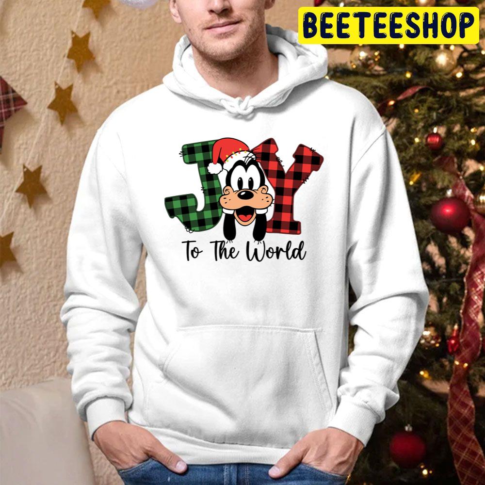 Goofy Christmas Day Joy To The World Trending Unisex Hoodie