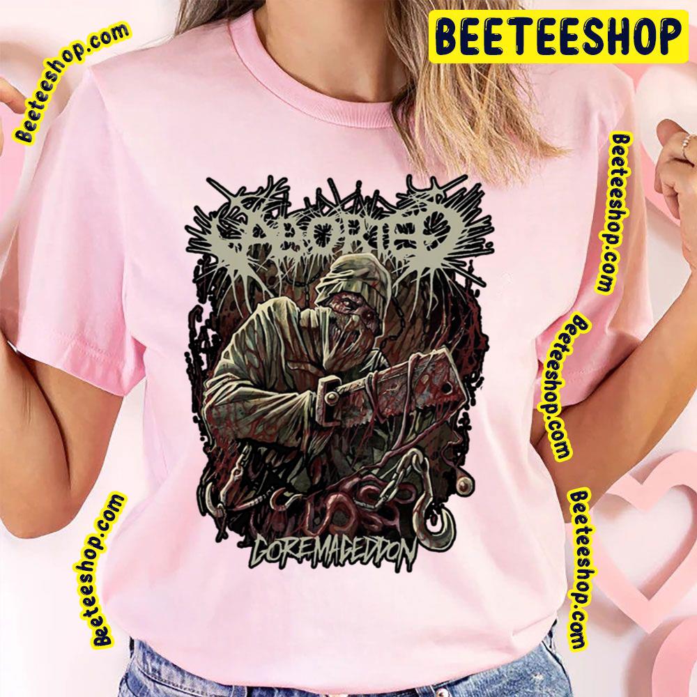 Goremageddon Blood Scary Art Of Aborted Death Metal Band Trending Unisex T-Shirt