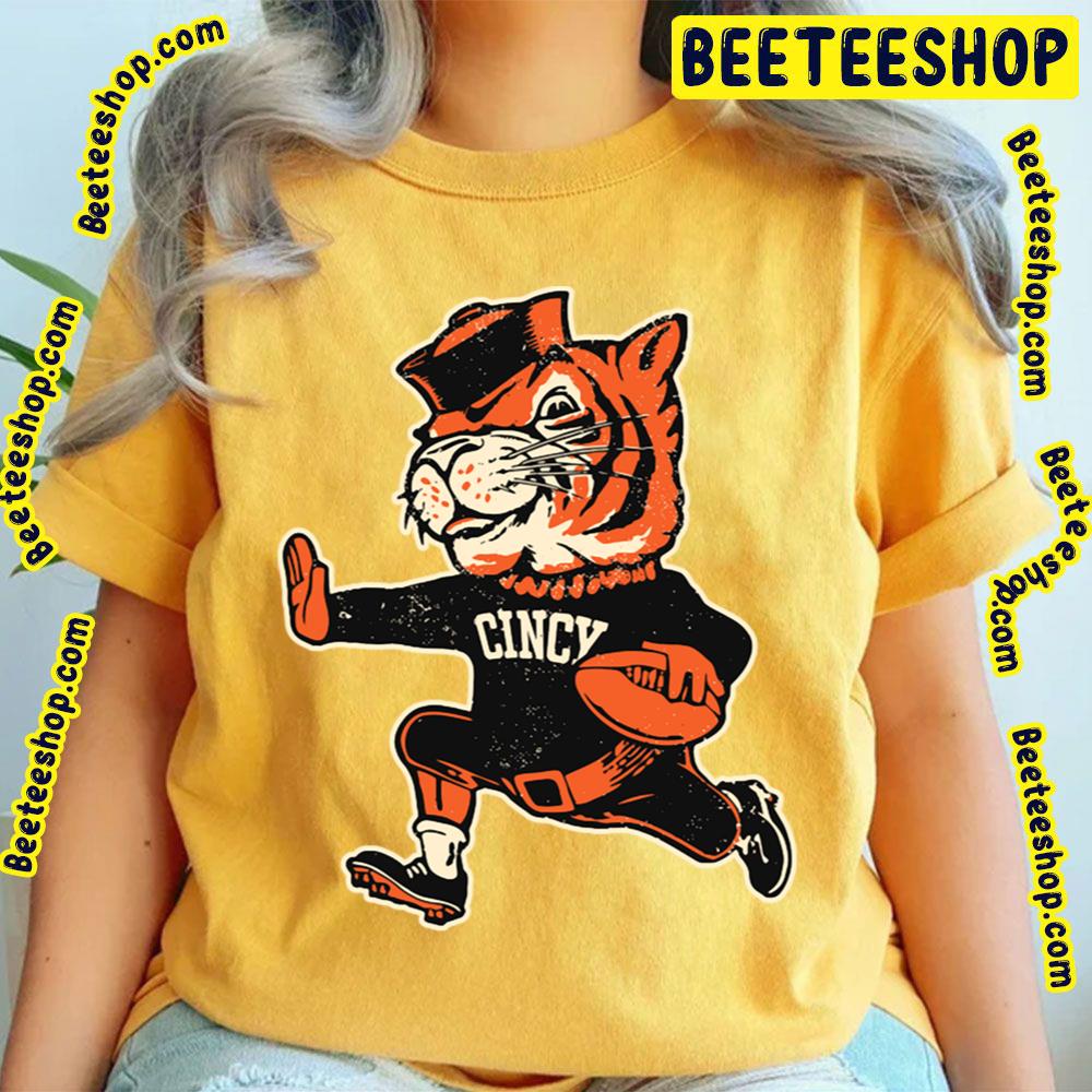 Aliexpress New Cincinnati Bengals Retro Mascot Fan Design T-Shirt Graphic T Shirt Quick-drying T-Shirt Tshirts