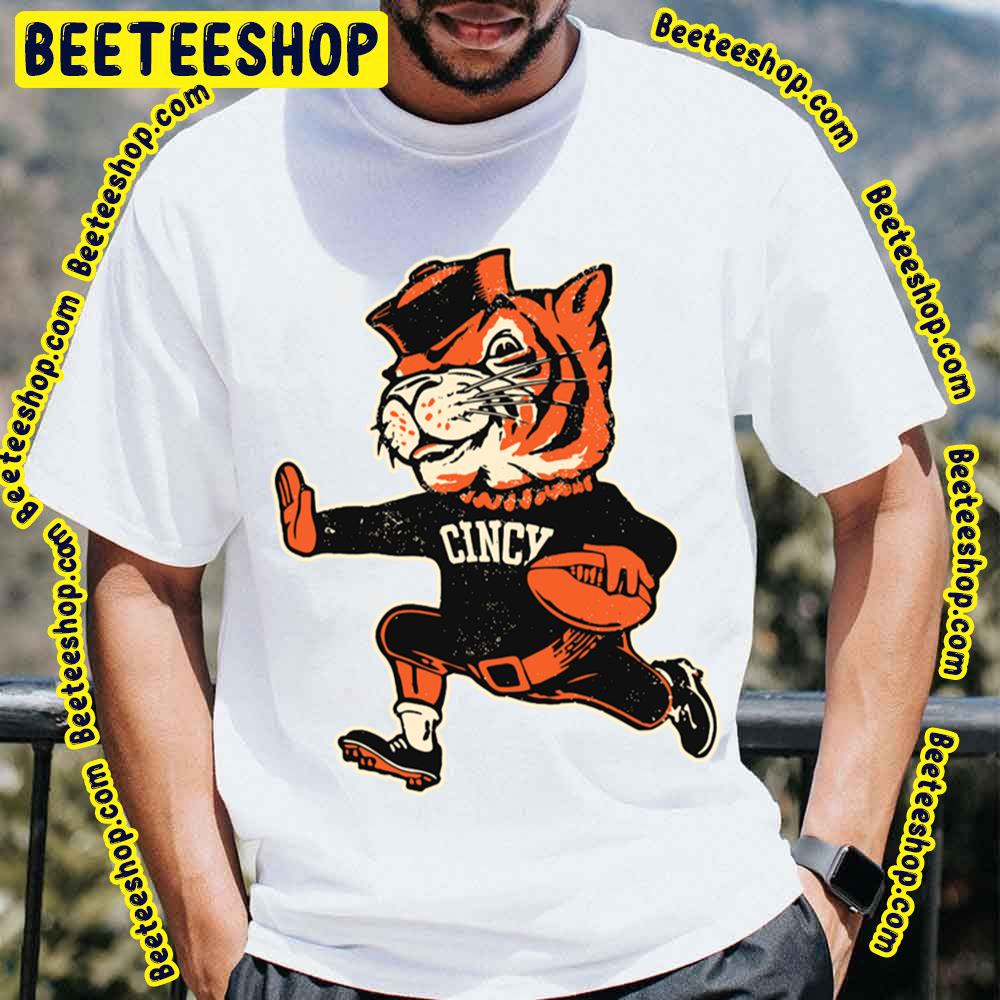 Aliexpress New Cincinnati Bengals Retro Mascot Fan Design T-Shirt Graphic T Shirt Quick-drying T-Shirt Tshirts