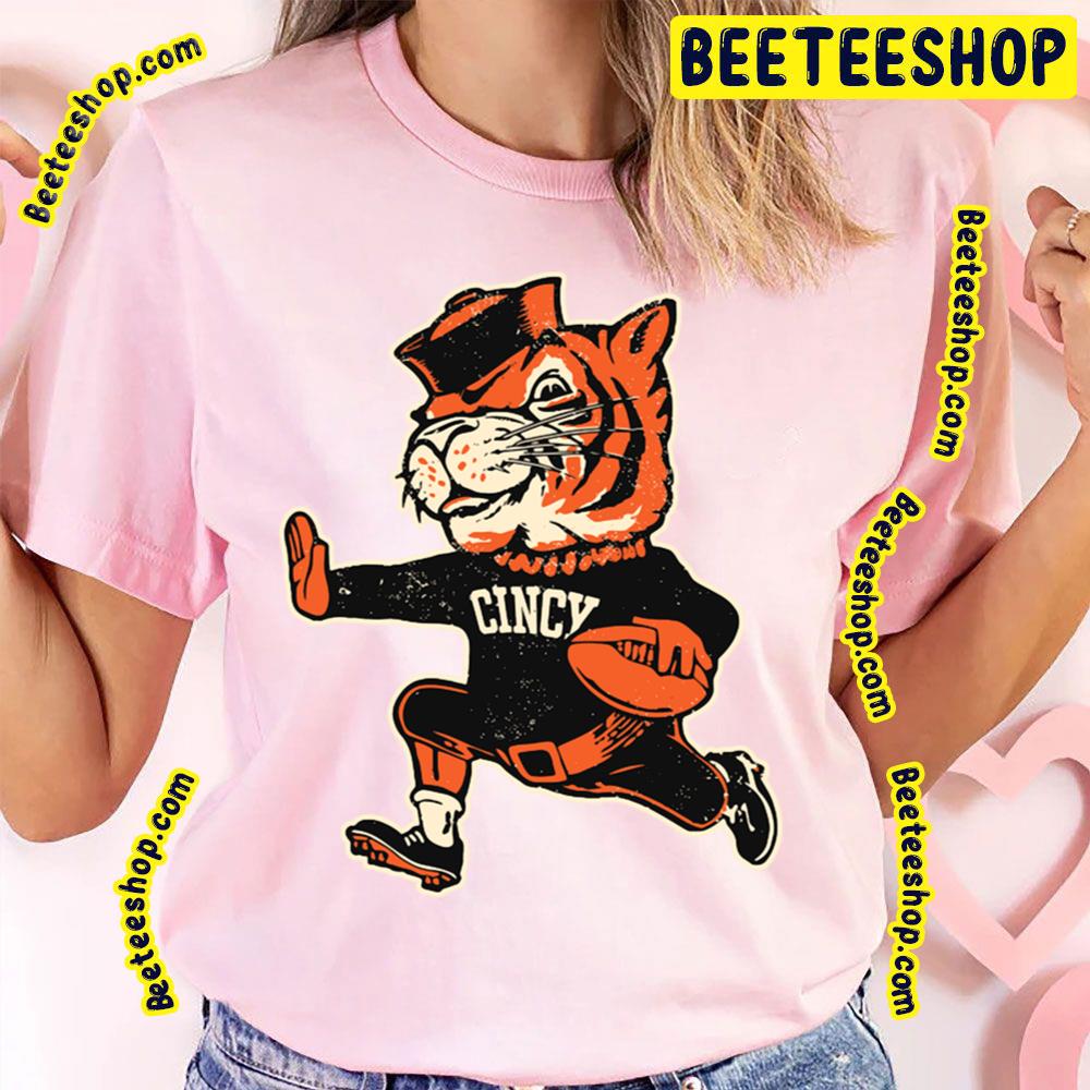 Aliexpress New Cincinnati Bengals Retro Mascot Fan Design T-Shirt Graphic T Shirt Quick-drying T-Shirt Tshirts