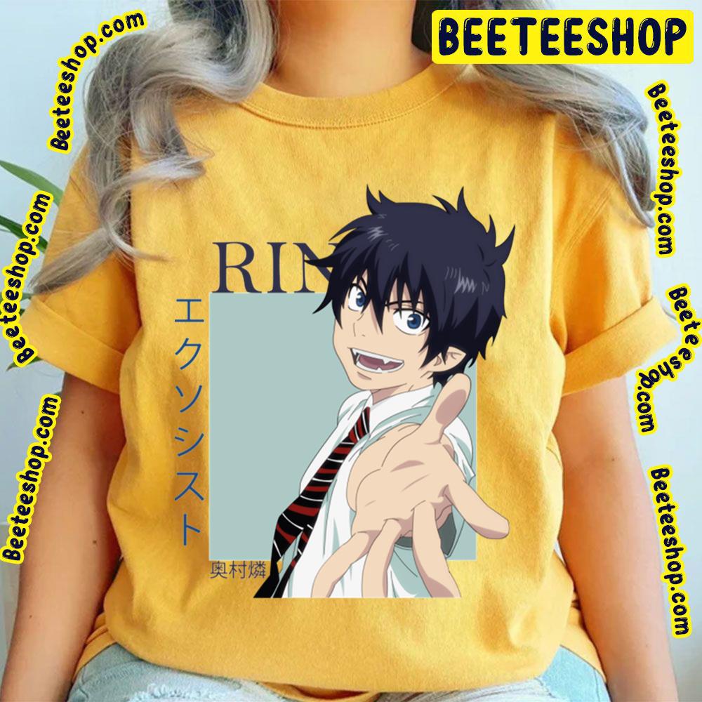 Graphic Of Rin Okumura Blue Exorcist Anime Trending Unisex T Shirt Beeteeshop