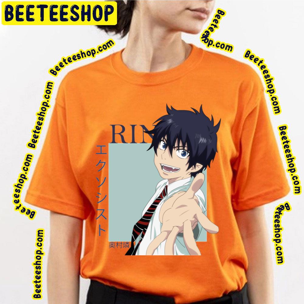 Graphic Of Rin Okumura Blue Exorcist Anime Trending Unisex T Shirt Beeteeshop