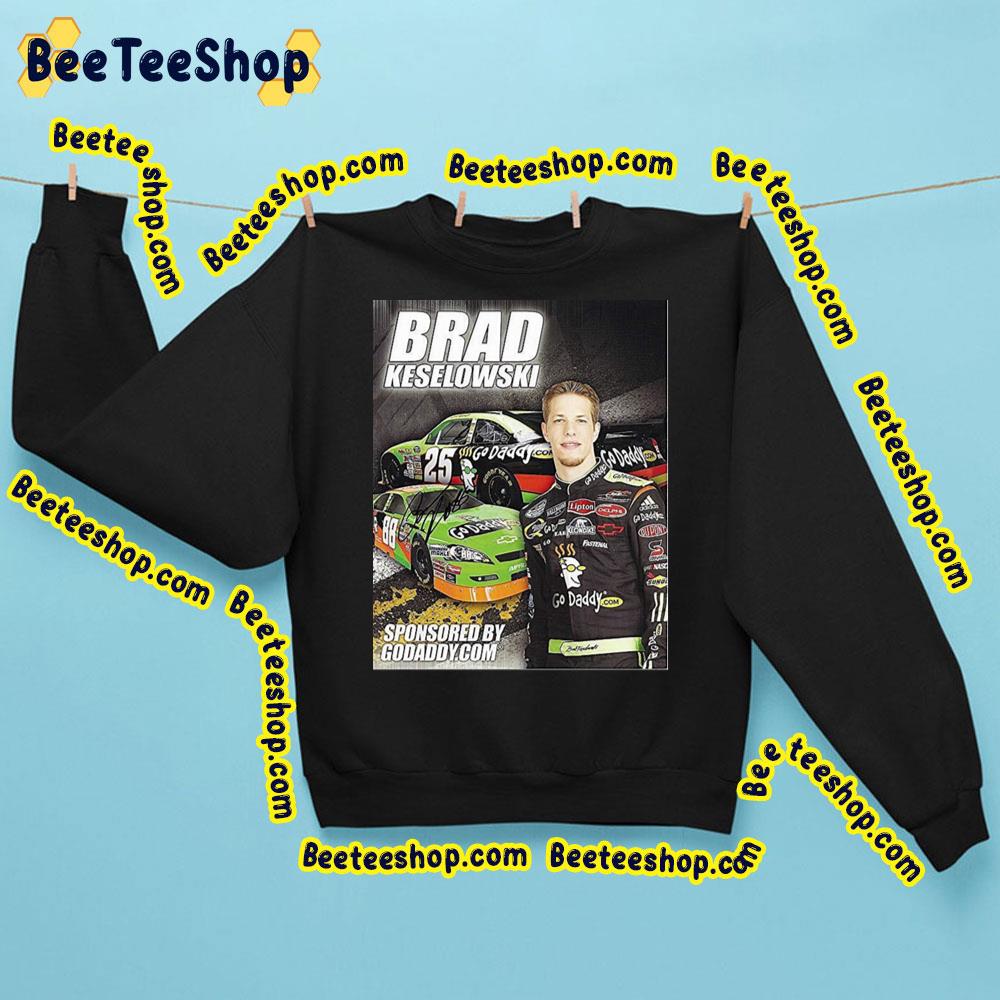 Handsome Brad Keselowski Racing And His Racing Car Vintage Trending Unisex Sweatshirt