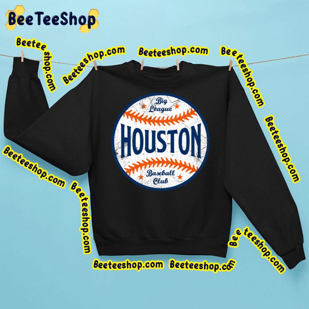 Houston Retro Big League Navy Club Baseball Trending Unisex Sweatshirt