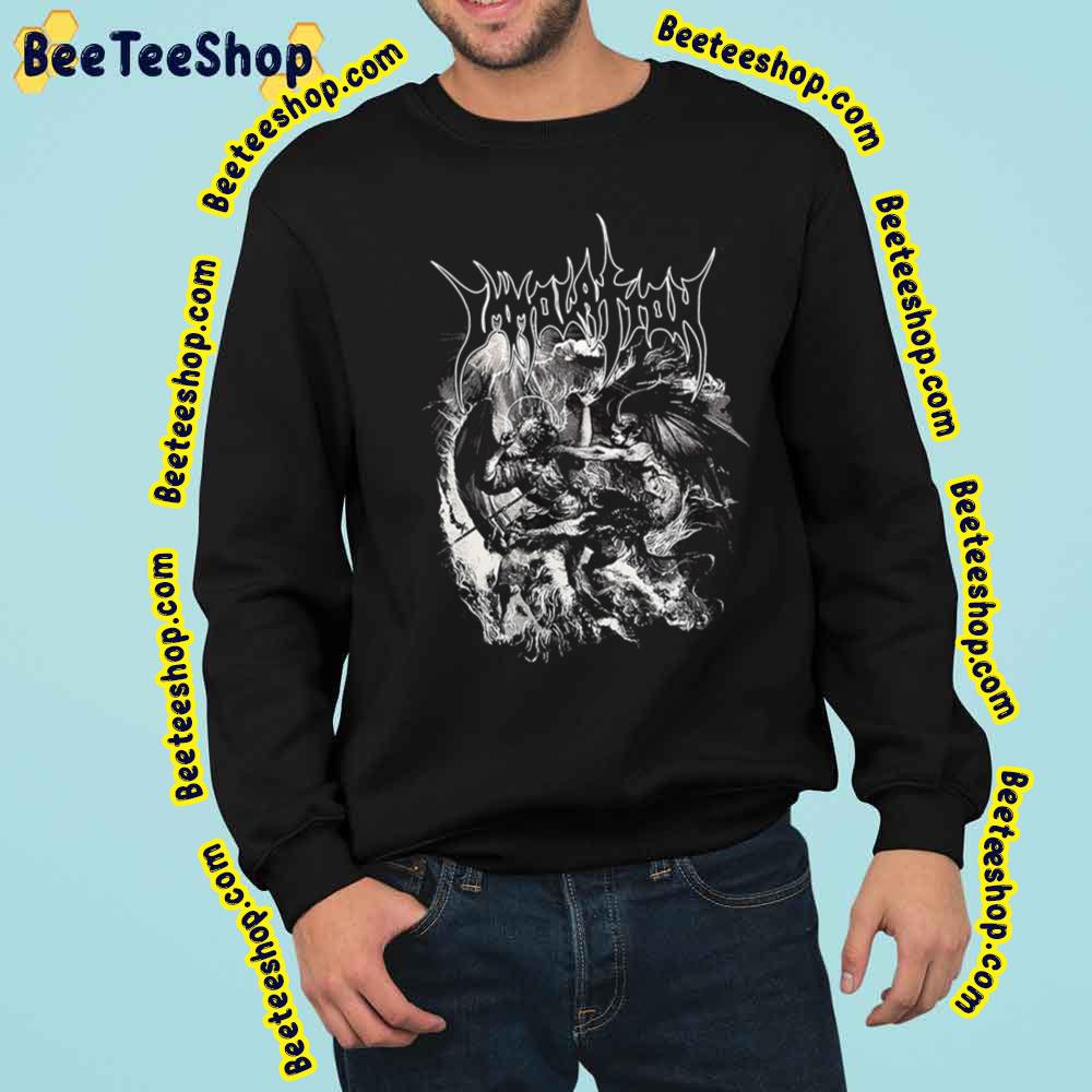 Immolation Ghosts Horror Art Trending Unisex Sweatshirt