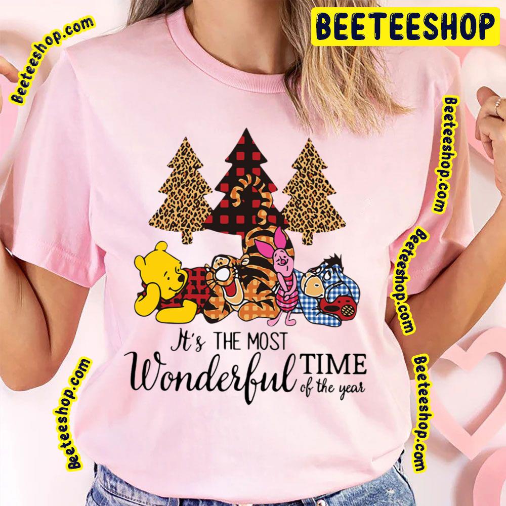 It’s The Most Wonderful Time Of The Year Tigger Eeyore Pooh And Piglet Trending Unisex T-Shirt