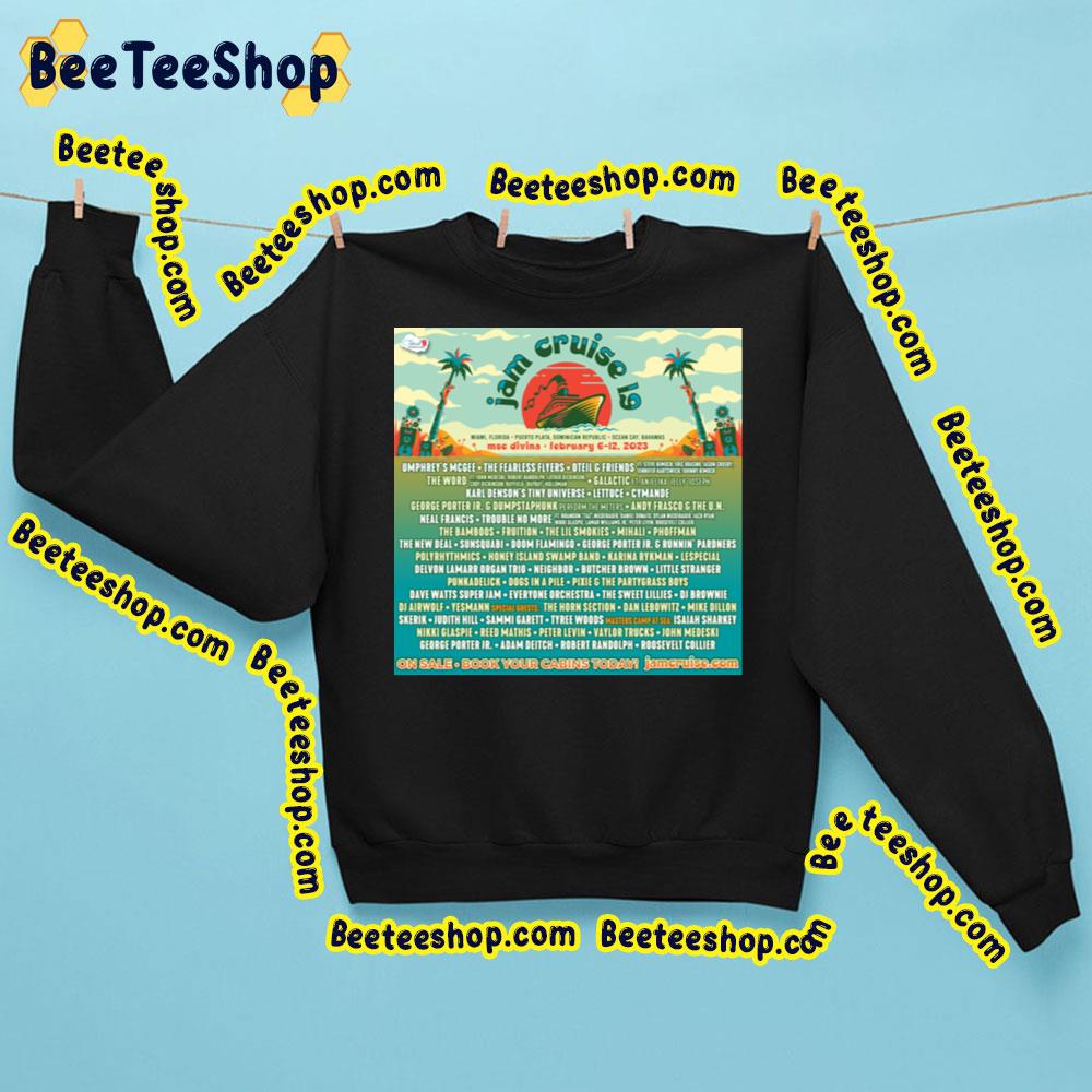 Jam Cruise 2023 Trending Unisex Sweatshirt