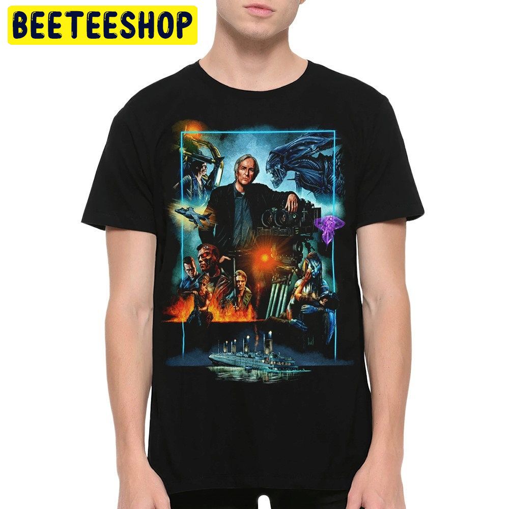 James Cameron Movies Terminator Avatar Aliens Titanic Trending Unisex Shirt