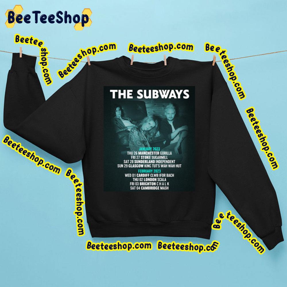 January February The Subways 2023 Tour Trending Unisex Sweatshirt