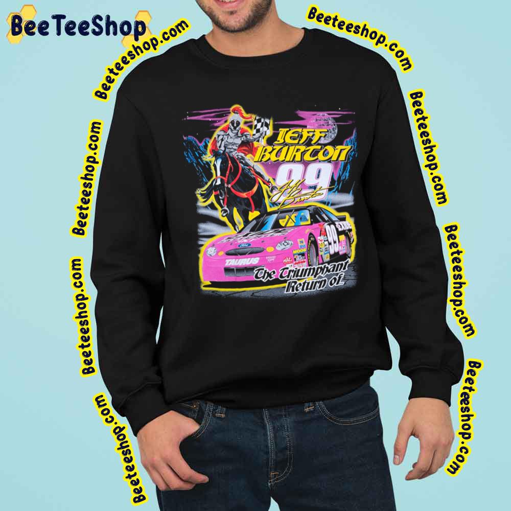 Jeff Burton Racing 99 Vintage Racing Thrift Art Trending Unisex Sweatshirt