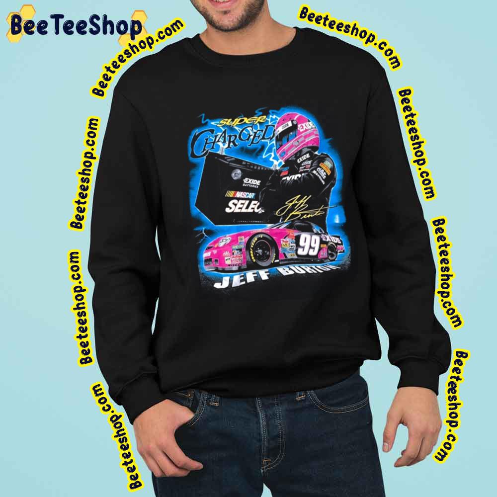 Jeff Burton Racing Super Charged Vintage Racing Thrift Trending Unisex Sweatshirt