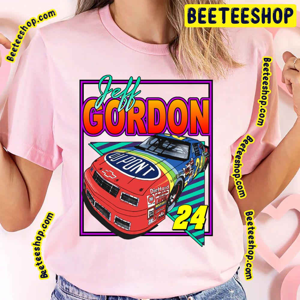 Jeff Gordon Racing Retro Nascar Design Trending Unisex T-Shirt